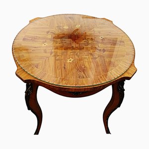 Louis XV Style Marquetry Coffee Table, 1920s