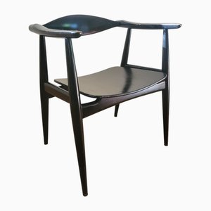 Silla CH35 vintage de Hans J. Wegner para Carl Hansen, años 50