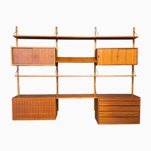 Poul Cadovius zugeschriebenes Vintage Wandsystem aus Teak für Cado