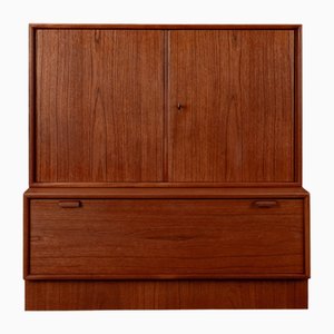 Enfilade Modulaire Modèle 523 en Teck par Heinrich Riestenpatt pour Skand. Möbel Häkli Rt Möbel, 1960s, Set de 2