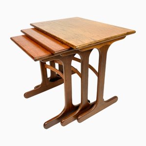 Mid-Century Modern Teak Nesting Tables from G-Plan, 1960s, Set of 3