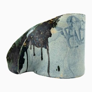 Vase Abstrait en Céramique de GW Deutschland, Allemagne, 1980s