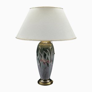 Large Elle Due Table Lamp in Hand-Painted Enameled Porcelain from Sigma, 1990s