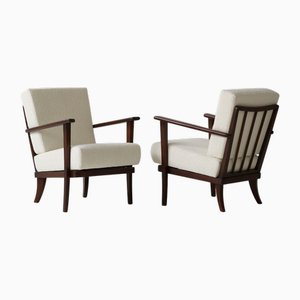 Butacas Bouclé de Miroslav Navratil, años 70. Juego de 2