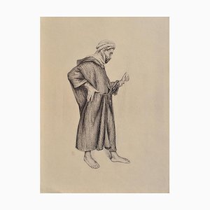 Walter Sauer, The Desert Traveler, Signed Engraving