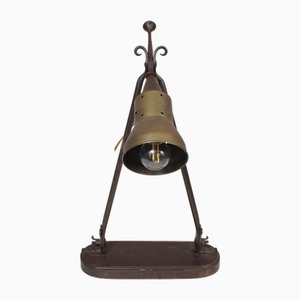 Lampada da scrivania in stile brutalista, Paesi Bassi, anni '50