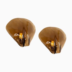 Wandlampen aus Muranoglas, Kalmar zugeschrieben, Österreich, 1970er, 2er Set