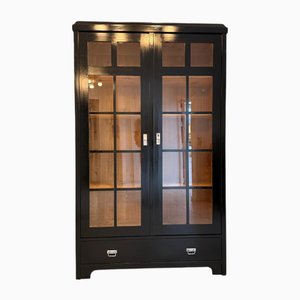 Antike Jugendstil Vitrine, 1890er