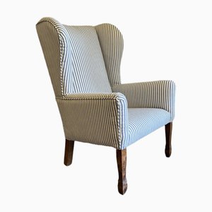 Fauteuil à Oreilles d'Enfant Antique Victorien, 1800s