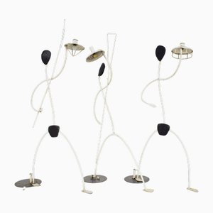 Grande Lanterne de Sculpture d'Extérieur, France, 1953, Set de 3