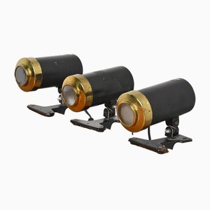 Clip-on Lamps by Jacques Biny for Lita, 1950s, Set of 3