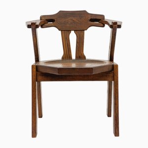 Mid-Century Modern French Provincial Oak Chair, 1960s