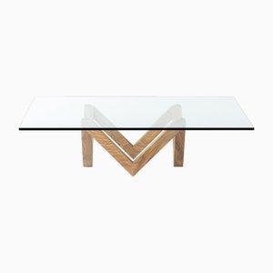 Vega Coffee Table in Natural Sandstone by Joaquín Moll for Meddel