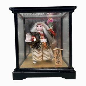 Mid-Century Kagamijishi Kabuki Doll, Japan, 1950s-1970s