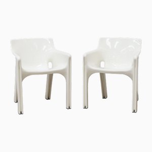 Sedie Gaudì di Vico Magistretti per Artemide, Italia, anni '70, set di 2