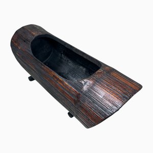 Vintage Bamboo Ikebana Flower Stand, Japan, 1960s