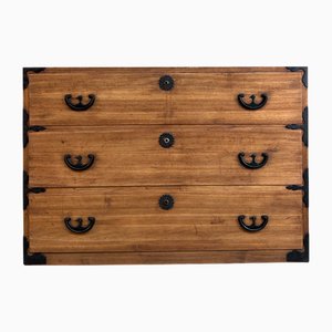 Baúl de kimono japonés Tansu, década de 1900