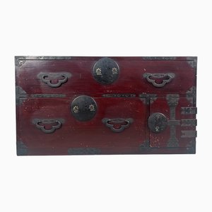 Antique Japanese Tansu Chest of Drawers, 1900s