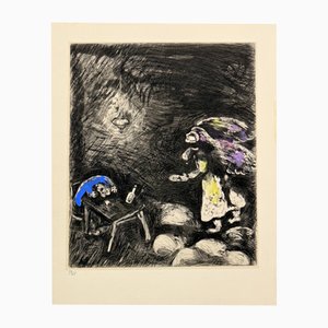 Marc Chagall, L'Ivrogne et sa Femme, 1954, Acquaforte