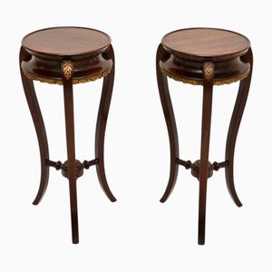 Französische Beistelltische, 1930er, 2er Set