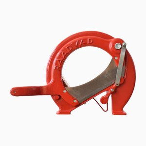 Mid-Century Danish Red Bread Slicer by Ove Larsen for Raadvad, Denmark, 1980s