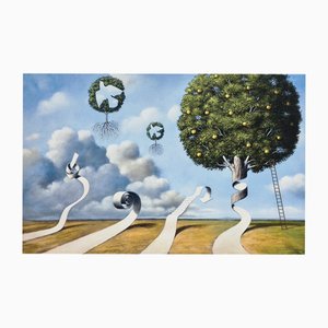 Rafal Olbinski, Subtle Condition of Passion, 2024, Giclée Print