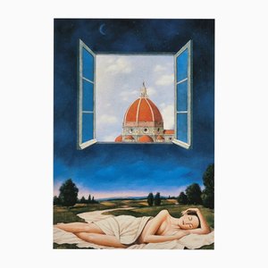Rafal Olbinski, Appetite for a Credible Ideal, 2024, Giclée Print