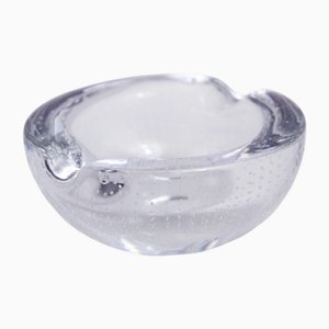 Bubble Murano Glass Ashtray, 1980s
