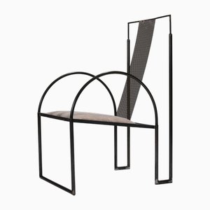 Poltrona in metallo di Anderl Kammermeier, anni '80
