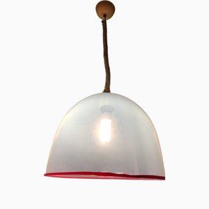 Murano Glass Pendant Lamp by Roberto Pamio & Renato Toso for Leucos, 1970s