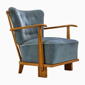 Modell 1590 Sessel von Fritz Hansen, Dänemark, 1940er