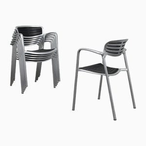 Vintage Toledo Chairs by Jorge Pensi for Amat Spain, 1980s, Set of 6