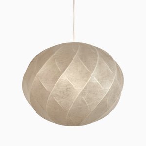 Mid-Century Modern Cocoon Pendant Light from Goldkant Leuchten, 1970s