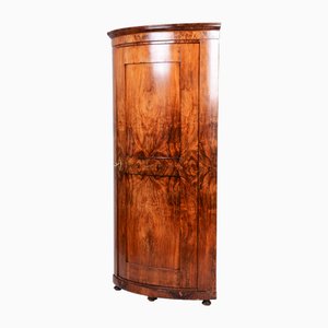Biedermeier Corner Cabinet in Walnut, Austria, 1830s