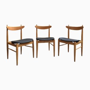 Chaises Scandinaves, 1960s, Set de 3