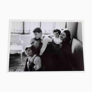 David Seymour, Ingrid Bergman and Roberto Rossellini with their Children, 1985, Photograph