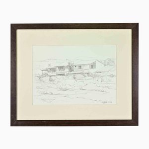 Sigfrido Oliva, Cottage, Drawing on Paper, 1980s
