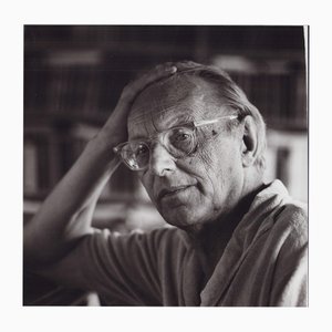 Carl Orff, Portrait, 1968, Original Black & White Photograph