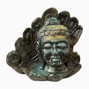 Buddha Head Sculpture in Stone