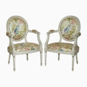 Vintage French Louis XVIII Style Chairs, 1920s, Set of 2