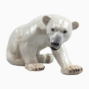 Orso polare in porcellana di Bing & Grondahl, Danimarca, anni '40