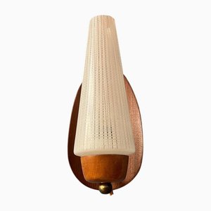 Mid-Century Modern Scandinavian Glass Wall Sconce