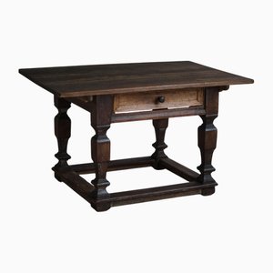 Antiker Barock Tisch aus Eiche, 1890er