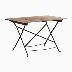 Antique Outdoor Folding Table, 1920s