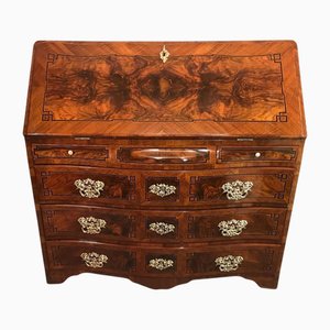 Louis XVI Walnut Secretary Desk, South Germany, 1780s