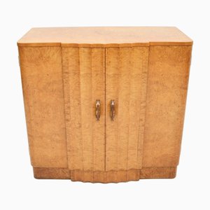 Art Deco Burr Walnut Cabinet from Harry and Lou Epstein, 1930s