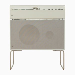 Audio 300 Compact Stereo System with L 60/4 Loudspeakers by Dieter Rams for Braun, 1970s