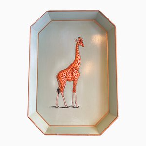 Giraffe Rectangular Tray by Les Ottomans