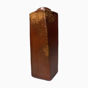 Organic Japanese Bizen Ikebana Vase, 1970s