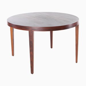 Mesa de comedor extensible de palisandro, años 60